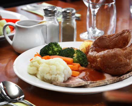 Roast dinner at The Mariner Old Hunstanton