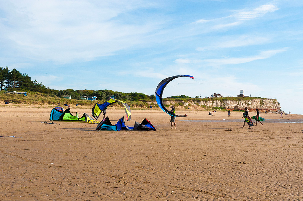 Wind Surfing in North Norfolk