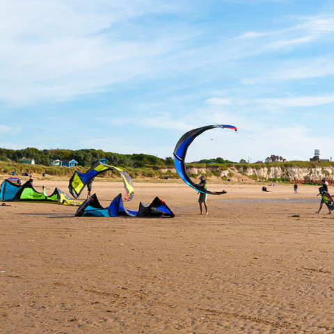 Wind Surfing in North Norfolk