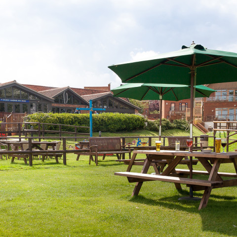 The Mariner Inn Pub outdoor seating and le strange arms hotel